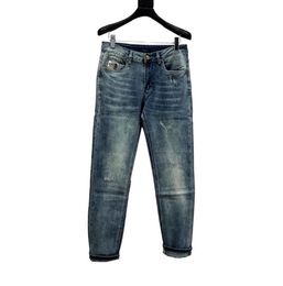 23GGSS automne nouveau Jeans pour hommes Classic Co trou de marque Wash Over Jeans Marque designer Jeans