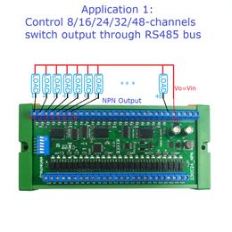 23IOC24_NPN 24ch RS485 Commutateur de commande