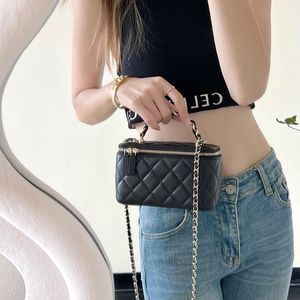 23K Designer cosmetische tas 17 CM tassen kettingtas 10A masKalfsleer crossbody tas Met Doos LC6411