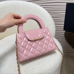 Sac à bandoulière de 23K Élégant 19cm en cuir en cuir en cuir