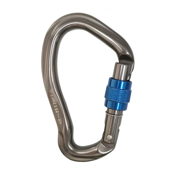 23KN escalade Srewgate Master Lock mousqueton boucle de sécurité sécurité Twist-lock serrure arbre sculpture équipement équipement 240104