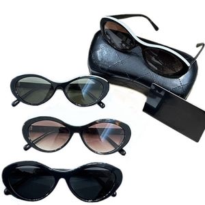 23Lux Moda Mujer Modelo Pequeñas Gafas de sol ovaladas UV400 57-17-140 Italia Acetatos de doble color HD Gafas teñidas con gradiente Gafas ful265L