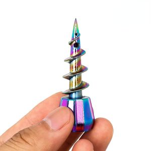 23 mm kaliber waterpijpkom roken accessoires metalen spiraalstijl Water pijpkop Shisha tabaksbak gebruikt voor bong rookshops benodigdheden