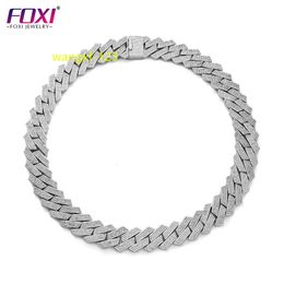 23mm breedte 24 inch lengte INS pop hiphop mannelijke volledige boor cz goud zilver cubaanse ketting voor mannen