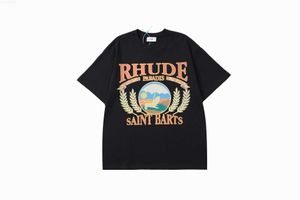 23new Hommes T-shirt Rhsd Designer Pur Coton T-shirts Rue Mode Casual Couple Assorti Manches Courtes S-xli8uj
