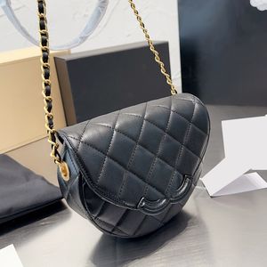 23p Vinatge Designer Cross Body Sacs Half Moon Saddle Classic Diamond Lattice Villument matelassé