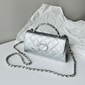 23p Femmes Top Handle fourgon Vanity Silt Sacs Caviar Leather Metal Hasrdware Matelasse Crossbody Bodage Designer Handsbags Embrayage Cost Cosmetic 10x18x4.5cm