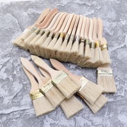 23pcs Bruss à puces Brosse de peinture de meubles muraux en bois en bois pour les taches vernis colues 2 pouces