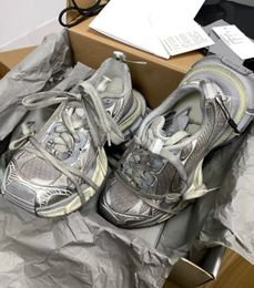23s / s 3xl Sneakers Chaussures Piste 9 9.0 hommes Femmes rétro décontractée noir blanc jaune en nylon nylon concepteur personnalisé Shoelaces Runner Sports Orignal Box