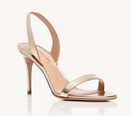 23S / S Top Design Femmes Summer So Nude Sandal sandales à bout ouvert concevant Pump Suede sexy ludique dos Party Lady High Heels