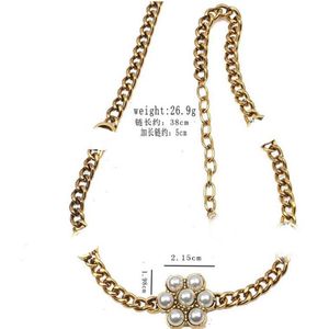 23ss 20 stijl Luxe Merk Designer Letters Hanger Kettingen Mannen Vrouwen Metalen Sieraden Link Chain Mode Persoonlijkheid Creatieve Fashi227J