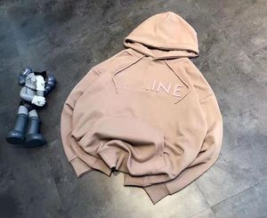 23ss Automne et hiver sweat à capuche pour homme en acier imprimé éponge à capuche 3D lettres convexes coton hommes et femmes designer Hoodies high street sweat à capuche noir Sweat à capuche