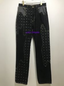 23SS automne / hiver veste en jean de designer italien Paris poche de mode de rue décontractée veste de couple chaude Nigo patchwork pantalon en denim vintage 962