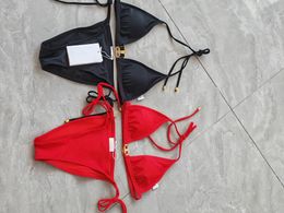 23ss traje de baño para mujer traje de baño diseñador bikini bikini traje de baño dividido conjunto joya tachonada liga ropa interior tanga calzoncillos ropa de mujer A1