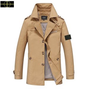 23SS Brand Men's Stone Chaqueta Windbreaker bordado de bordados y mujeres impermeables para hombres y chaquetas de ropa para hombres