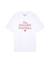 23ss Casablanca Slogan Letter Designer camiseta Moda Camisetas de manga corta para hombres y mujeres Camisetas Polo