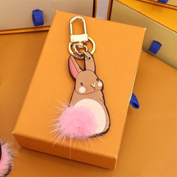 23ss diseñador llavero animal moda llavero para hombres mujeres niños clave cubo bolsas de coche letra colgante llaves de lujo anillo