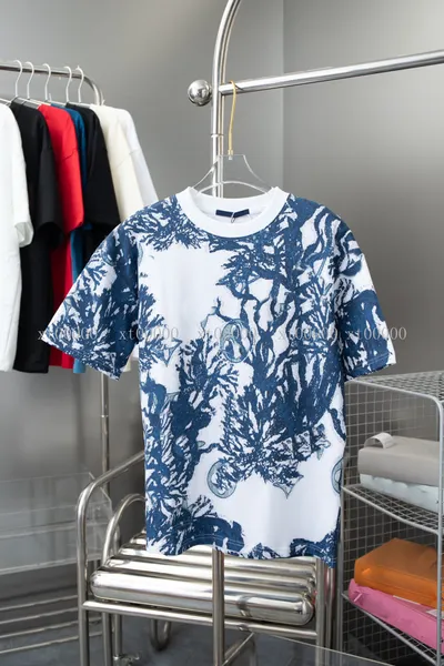 23SS Designer Lettre Imprimé T-shirts Tee Sweat Mode High Street Manches Courtes Été Casual T-Shirt Respirant Hommes Femmes Col Rond T-shirts Robes pour Wo 12-108