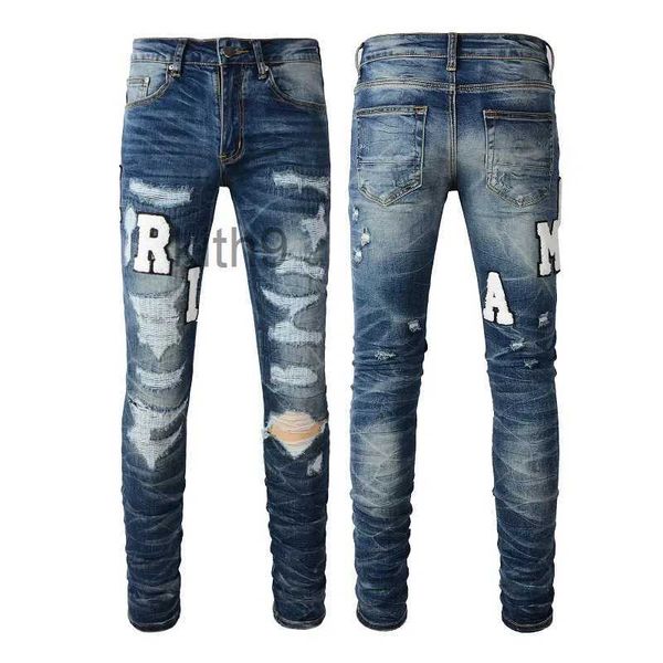 23SS designer jeans pour hommes mode hip-hop fermeture éclair lavable lettre design rétro moto cyclisme taille slim 28-40. 896237896D559