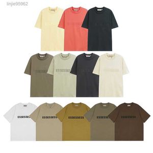 23ss Designer Mens T-shirts Tees Estampado Curto No Peito Letter Oversize Casual T-shirt Cotton for Men Women Tide Oversizedyfj0{category}