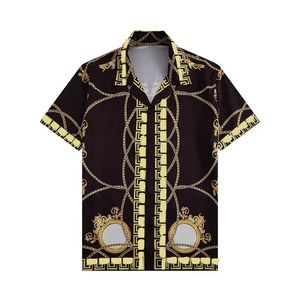 23ss Designer Shirt Mens Button Up Shirts imprimer chemise de bowling Hawaii Floral Casual Shirts Hommes Slim Fit Robe à manches courtes T-shirt hawaïen