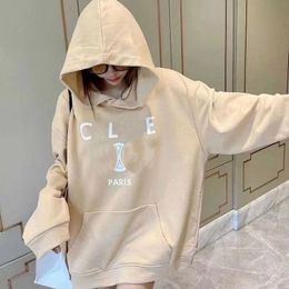 23ss diseñador de las mujeres de los hombres pareja con capucha impresión creativa bolsillo con capucha cómoda sudadera sudadera de manga larga top moda sudadera suelta