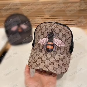 23ss Ontwerpers baseball caps hoeden pet luxe bee Geborduurde bone voorzien Hoed Mannen Vrouwen Zonnehoed gorras Sport mesh Cap