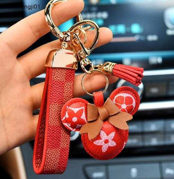 23ss mode porte-clés portefeuille porte-clés mode sac à main pendentif chaîne charme seau sac fleur Mini porte-monnaie porte-clés