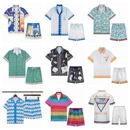 23SS Fashion Shirt Trainingspak Designer Shirts Masao San Print Mens Casual Shirt Los Zijden Shirt Korte Mouwen Luxe Kleding Heren Shirts Top