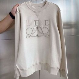 23SS SUPERA MUJERES DE Mujeres Sweater Hombres Moda Autumn Fashion Bordado de algodón Swears Casual Wear Inside Out Camiseta de manga larga