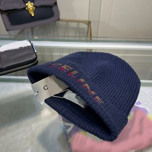 23ss Hot Unisexe marque bonnet broderie Autume hiver designer de luxe hip hop Casual bonnet de laine en plein air hommes tricoté chapeau femmes en plein air chaud # 65