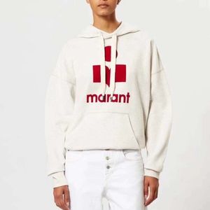 23SS Isabel Marant Designer Sweat-shirt Coton Nouveau style classique Fashion Flock Flockage Pullor Pullover Pull Pull à manches longues Loose