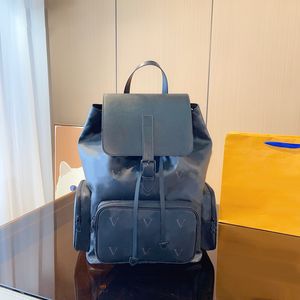 23ss sac à dos design de luxe pour femmes et hommes sacs à dos classique lettre noire borsa mode deux épaules sac