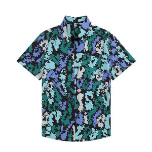 23ss LUXE Designer Chemises Hommes Mode Tiger Bowling Tshirt Hawaii Floral Casual Chemises En Soie Hommes Slim Fit À Manches Courtes Robe Chemise 98765