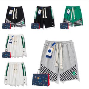 23SS heren designer borsten shorts voor zomerontwerp, los fitting vijfpunts casual big size sportbroek