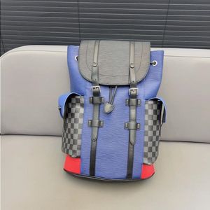 23SS Luxe Designer Backpack Tote Tas Water Ripple Backpack Computerzak Casual All-In-One Men's Book Bag Out-of-Home NCKF