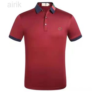 23ss Camisetas para hombres Diseños Marca Moda Polo Camisa Verano Casual Negocios Solapa Manga corta Guapo Slim Fit Ropa deportiva