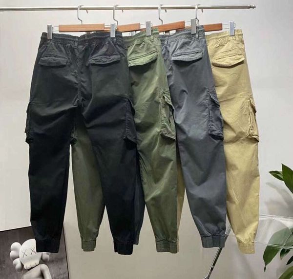 23ss Patchs pour hommes Pantalon cargo vintage Designer Grande poche Salopette Pantalon Pantalon de survêtement Pantalons Leggings Pantalons de sport longsmbka island cargo mens pants