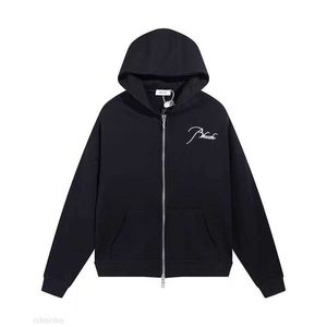 23SS Pull pour hommes Rhude Designer Sweat à capuche Lettre imprimée à manches longues Street Holiday Casual Couple Même vêtements