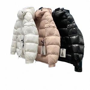 23ss Mens Winter Jacket Designer Mens Puffer Jacket Down Vestes Femmes Badge brodé Parkas Veste d'hiver Hommes Zip Up Manteaux d'extérieur 41fD #