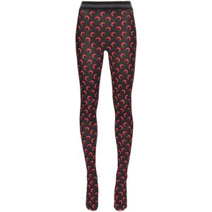 23SS Moon Print Leggings dames slanke fit broek trend kan worden gedragen met hoge elastische slanke sport casual panty sexy panty's vrouwen dunne slanke broek s-xxl