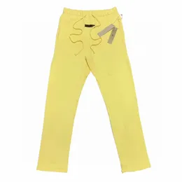 23ss Nouveau designer de luxe Automne / Hiver mode High Street Hip Hop style polaire coton pantalons décontractés pantalons de survêtement respirant pour hommes et femmes