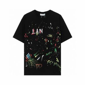 23ss Nouveau designer de luxe style polaire Pop mode rue coton à manches courtes T-shirt alphabet haut imprimé pour hommes et femmes