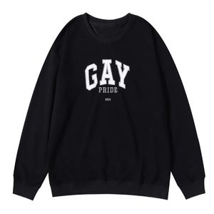 23ss Nieuwe borduurwerk afdrukken trots mannen vrouwen Hoodies Fashion Casual luxe Sweatshirts Homo Kleding Populariteit sweat3084