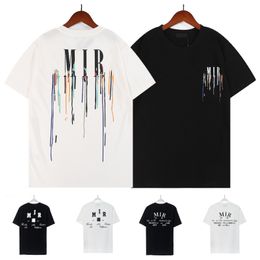 Diseñador Hombres Camisetas Fundación clásica Camisa de manga corta Hip Hop Street Popular Hombres Mujeres Camiseta Algodón puro Tamaño de Asia