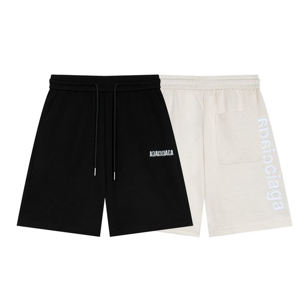 23SS New Summer Femmes Hommes Pantalons Courts Haut De Gamme Classique Lettre Broderie Pantalons De Plage Taille Élastique Shorts Vacances Rue Mode Baggys Pantalons De Survêtement TJAMMKZ20