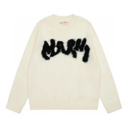 23ss nuevo diseñador superior de lujo Pop moda High Street algodón suéter de manga larga Top impreso hombres y mujeres pasarela con patrón de letras