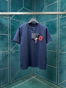 23ss nouveau Top designer Luxury Pop Fashion High Street coton décontracté col rond T-shirt sweat-shirt à manches courtes monogramme pour hommes et femmes