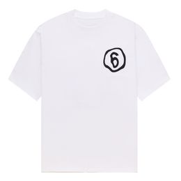 23SS New Woman Men's T-Shirts High End Classic Number Printing Tee Limited Summer Beach Respirável Moda Casual Simples Street Manga Curta TJAMMTX335