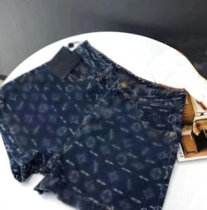 23SS Nieuwe damesontwerper dames denim shorts jeans ontwerp sexy dames zomer korte broekkleding